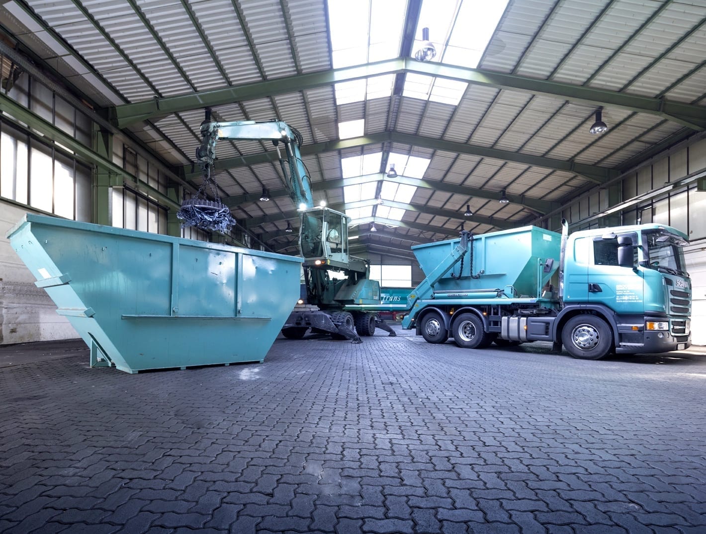 trockener o?lfreier Schrott